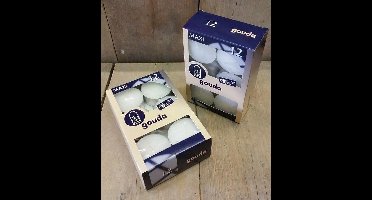 Gouda Theelichten Maxi - 10 uur - 4x Doos a 12 stuks