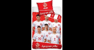 Carbotex Dekbedovertrek Polen - Spelers 160 X 200 Cm