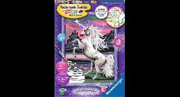 Ravensburger schilderen magisch eenhoorn schilderen op nummer set acryl.