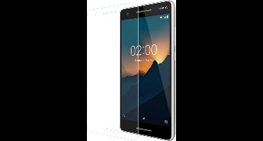Shop4 - Nokia 2.1 (2018) Glazen Screenprotector -  Gehard Glas Transparant