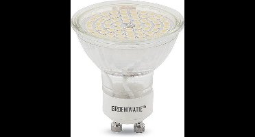 Groenovatie LED Spot GU10 Fitting - 5W - SMD - 52x50 mm - Warm Wit