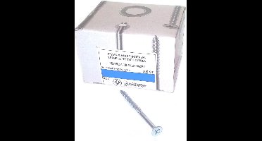 Spaanplaatschroef - Pozidrive 2 - 5,0 x 80mm - Deeldraad - Verzinkt (200 stuks)