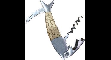 Kurkentrekker in de vorm van een vis - Verjaardag - Stoer kado voor Man Opa Vader Papa