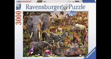 Ravensburger puzzel Afrikaanse dierenwereld - Legpuzzel - 3000 stukjes