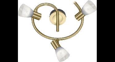 Trio Leuchten Levisto - Plafondlamp - 3 lichts - Ø 300 mm - Staal