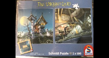 Legpuzzel 2 x 500 stukjes - Unkrautland - De Toren & de Torenkamer - Schmidt puzzel