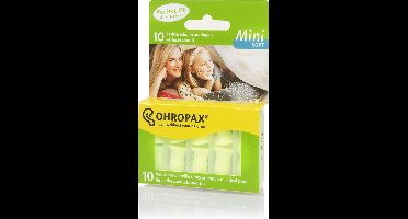 Ohropax geluiddemp.soft mini 10 st