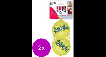 Kong air squacker tennisball medium - 2 st à 3 st