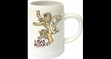 Game of Thrones - Bierglas - Wit - Keramiek - Lannisters - Hear me Roar