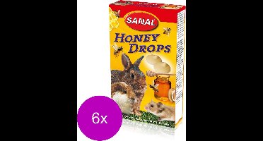 Sanal Honey Drops - Knaagdiersnack - 6 x 45 g