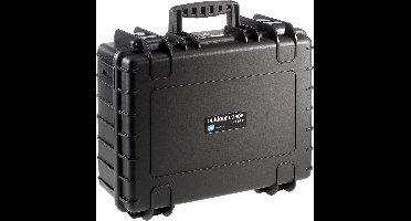 B&W International Type 5000 Outdoor Case incl. schuimstof - zwart