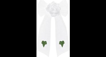 Partydeco - Autostrik Tule Wit (4 stuks)