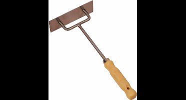 Mestkrabber 34 cm met breed blad 16 × 16 cm – voor schoonmaken van dierenhokken