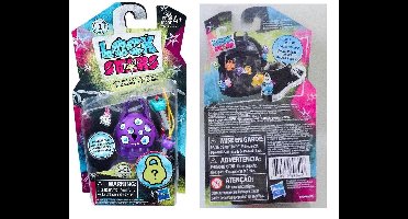 Hasbro - Lock stars - Serie 1 - Sleutelhanger - Speelfiguur - Verzamelen - Paars met oog - Mini beeldjes - Verzamelaar