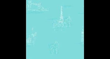 Dutch Wallcoverings Steden - Turquoise