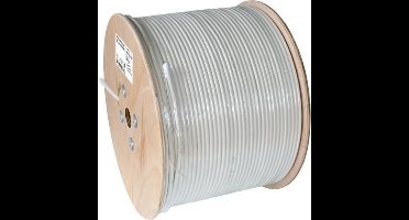 Axing SKB08803 coax-kabel 500 m Wit
