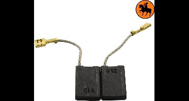 Koolborstelset voor Kress frees/zaag WS6372 - 6,3x16x22mm - Vervangt 31785