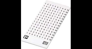 Phoenix Contact 0804109:0001 etiket Wit