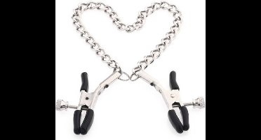 Twee Tepelklemmen Met Ketting - BDSM