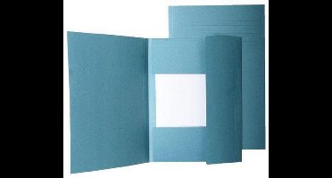 Dossiermap A4 Blauw Huismerk