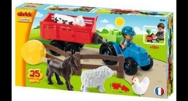 Ecoiffier Abrick - Boer met traktor en dieren