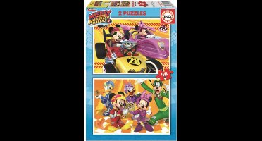 Educa 17239 - Kinderpuzzel 2x48st Mickey en vrienden