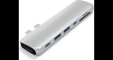 Satechi Type-C PRO Hub - 4K HDMI - Silver
