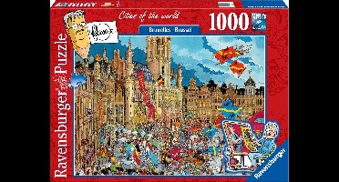 Ravensburger puzzel Fleroux Brussel - legpuzzel - 1000 stukjes