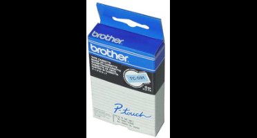 Brother Tape Cassette standard capacity TC101A white/transparent
