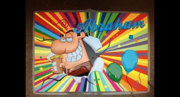 Wanddeco abraham 60 x 40 cm.