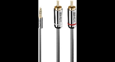 Audio Jack (3.5mm) to 2 RCA Cable LINDY 35333