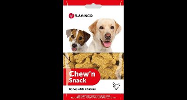 Flamingo Hondenscnack Chewn Snack Bones Kip - 150 gr