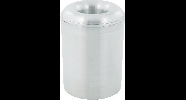 V-part Vlamdovende prullenbak - 20L - Aluminium