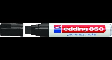 Permanente markeerstift Edding 850 5-15 mm Zwart (5 Stuks)