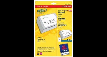 Avery J8167-25 Wit adreslabels