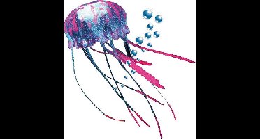 Nobby - Zeekwal - roze - bewegend door stroming - diameter van 10 CM