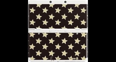 New Nintendo 3DS Cover Plate 016 Stars Black