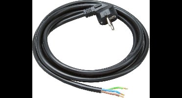 Kopp Aansluitsnoer 3 x 1,5mm² haakse stekker 3 meter