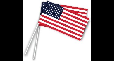 Witbaard - Zwaaivlaggetjes - Amerika - 50st.