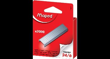 46x Maped nietjes 24/6, doos a 2.000 nietjes