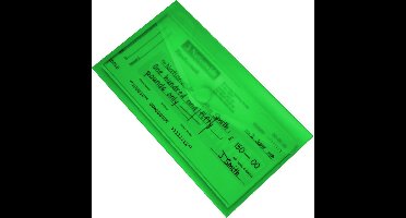 EXXO-HFP #90536 - DL Documentenmap - Landschap model - Klitsluiting - Groen - 10 stuks (1 pak @ 10 stuks)