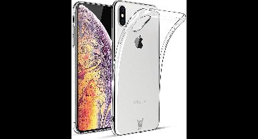 Transparant Hoesje geschikt voor Apple iPhone Xs Max Soft TPU Gel Siliconen Case iCall