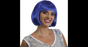 Bobline pruik blauw