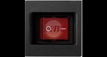 Schakelaar ON/OFF in K45 plaat - Bipolaire Koppeling met Verlichting - 4 pins