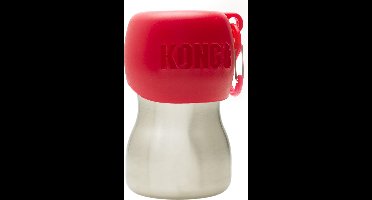 KONG H2O Stainless Steel Water Bottle - Rood - 280 ml
