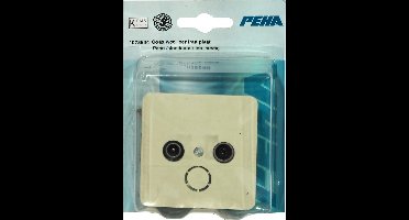 PEHA Standaard coax wandcontactdoos + centraalplaat | CREME