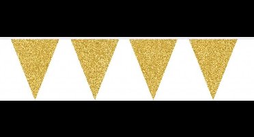 Gouden Slingers Glitter 6 meter