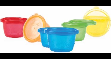 Nuby Kommetje met deksel 118ml 6 Stuks