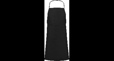 Benza Schort Keukenschort - 60 x 80 cm - Budget kwaliteit - Zwart - Katoen