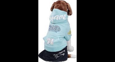 D&D Hondenjas Bravedog - Lichtblauw - M - 31 x 45 x 26 cm